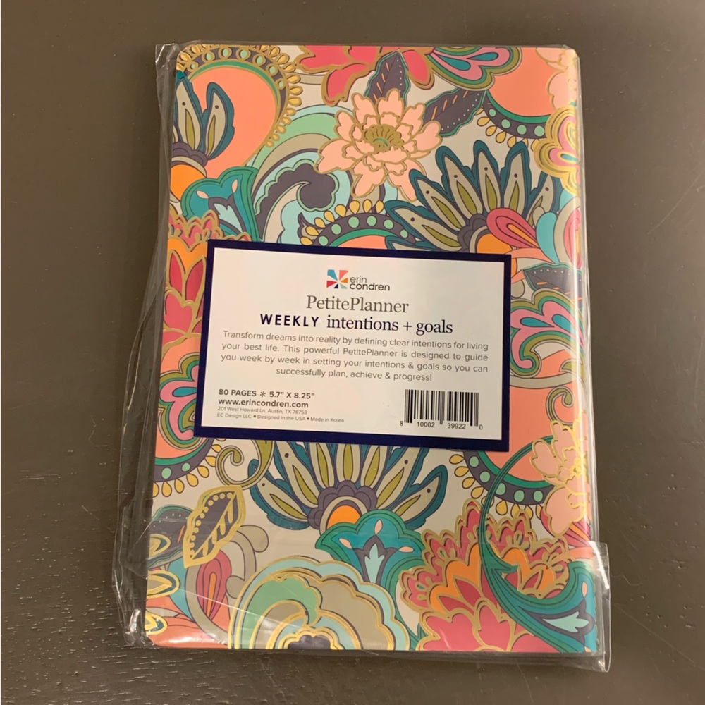 Erin Condren Weekly Intentions + Goals Petite Planner - Picture 6 of 16